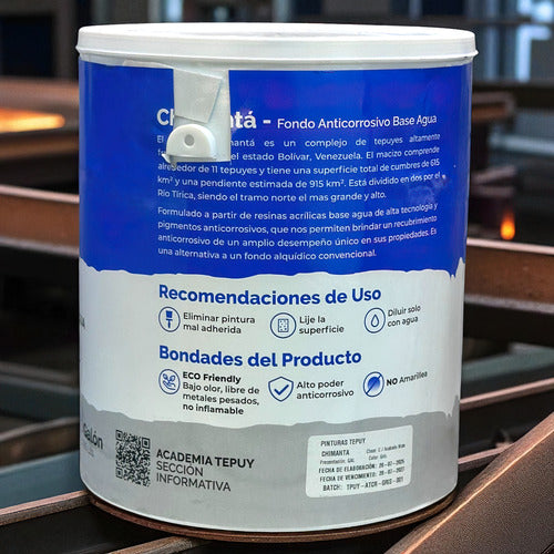 Fondo Anticorrosivo Chimanta A Base De Agua 1g Tepuy