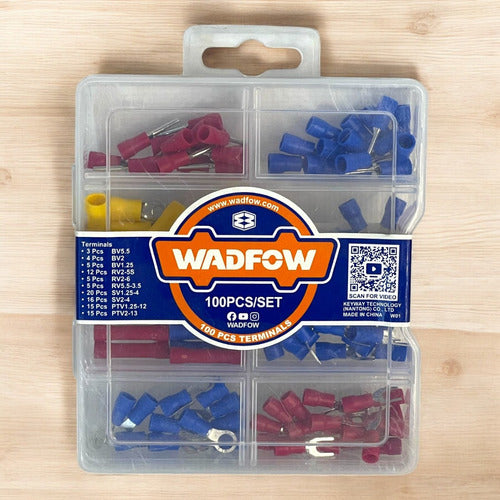 Terminales Electricos Set De 100 Piezas Wadfow