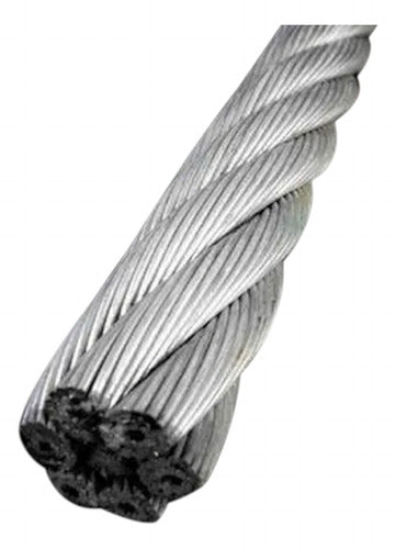 Guaya Acero Galvanizado Forrada 3/32*1/8  P/metro (4m) Vert