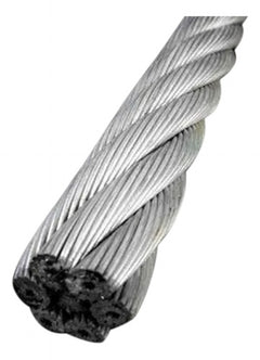 Guaya Acero Galvanizado Forrada 3/32 x 1/8  P/metro Vert