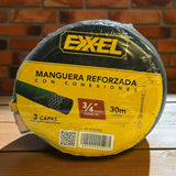 Rollo Manguera Culebra 3/4'' X20m C/conexiones Exxel