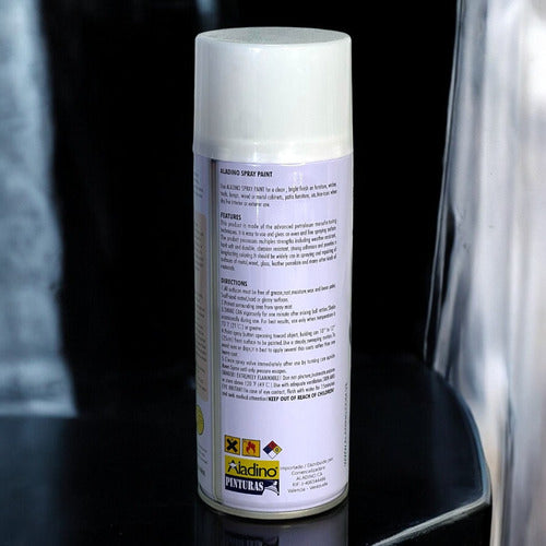 Pintura En Spray Blanco Brillante 400cm Aladino