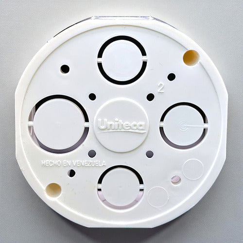 Cajetin Plastico 4x4 Octagonal Uniteca