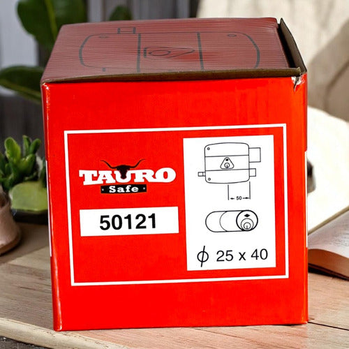 Cerradura Cilindro Fijo Gris 50121 Tauro