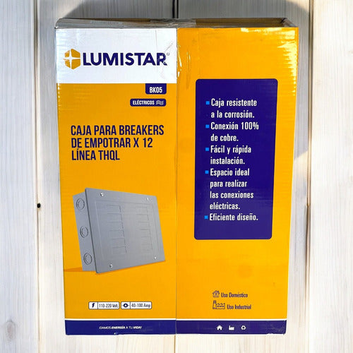 Tablero De Embutir 4 Linea Thql 20-100am Lumistar