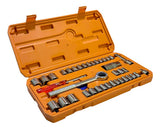 Juego De Rachet 3/8'' A 1/4'' 40pcs Victeche