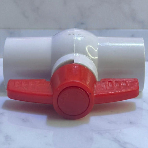 Llave De Paso 3/4'' Rosca Pvc Pesada Atouan