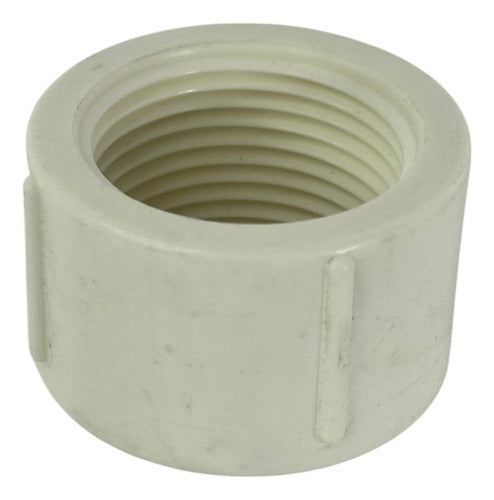 Tapón O Tapa PVC 3/4" Hembra Roscado