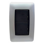 Interruptor Sencillo Moderna Plata 10AMP Lumistar