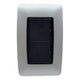 Interruptor Sencillo Moderna Plata 10AMP Lumistar