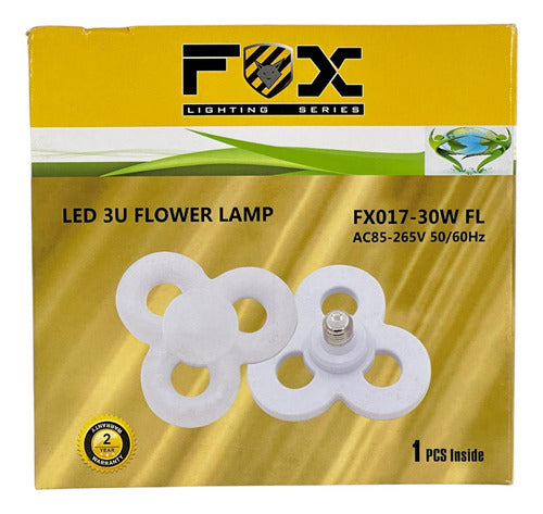 Bombillo Led Flor 30w Luz Blanca Fox