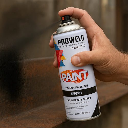 Pintura En Spray Metalico 250ml Proweld