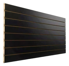 PANEL EXHIBIDOR ACANALADO NEGRO 1.20x1.20MTx18MM EXXEL