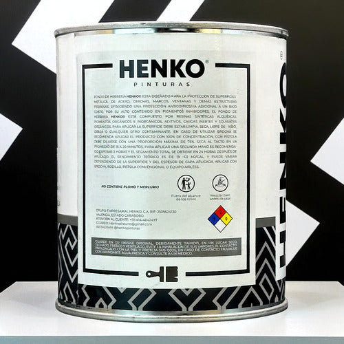 Fondo De Herreria 1/4 De Galon Henko