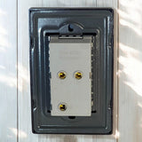Toma Doble Metalizada 15a 110v-250v Run