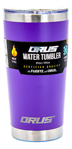 Termo Vaso 20 Oz Metalico Orus
