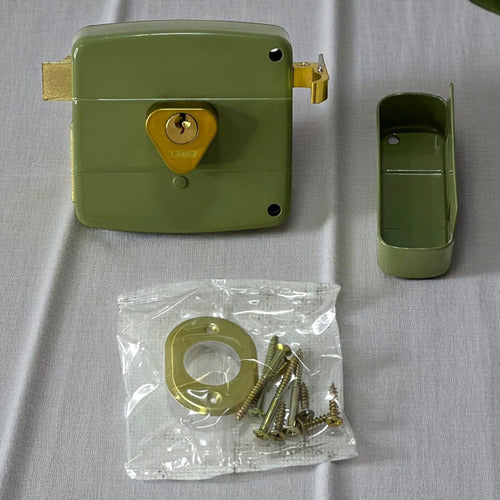 Cerradura Cilindro Fijo Der/verde Exxel