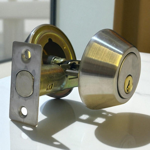 Cerradura Llave-llave Plateado Acero Brillante