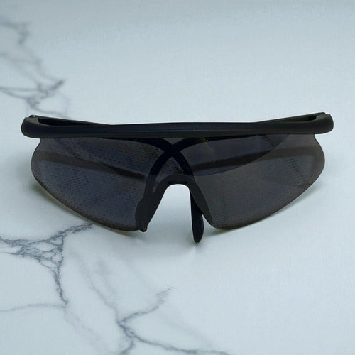 Lentes De Seguridad Oscuro P/negro Exxel