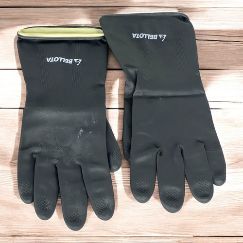 Guantes De Latex Negro Indust Talla M Bellota