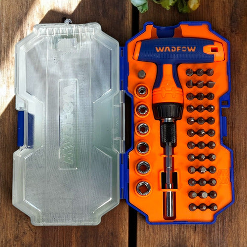 Juego De Destornilladores Mango T 45 Pzas Wadfow