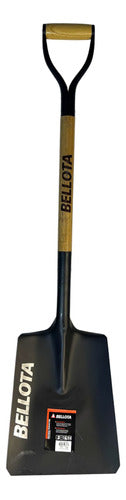 PALA CUADRADA MANGO CORTO P/METAL BELLOTA