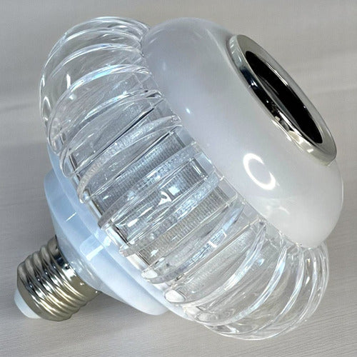 Bombillo Led 10w C/corneta Bluetooh Rgb Fox