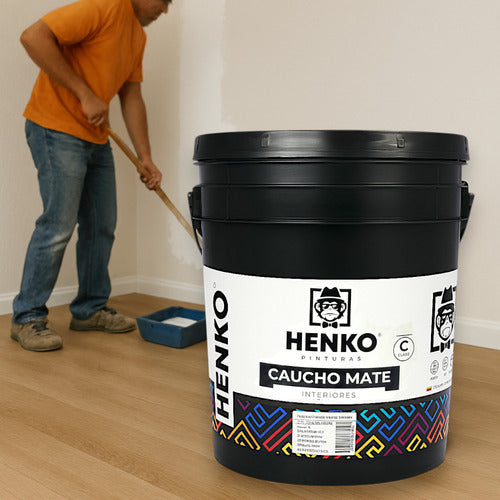 Pintura Caucho Tipo C Cuñete Henko