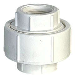 Uni½n Universal PVC 1/2"  Blanco Rosca-rosca