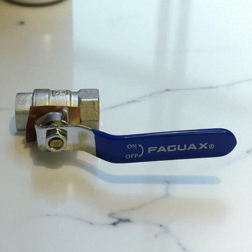 Llave De Paso Af 1/2'' Rapido Bronce Faguax