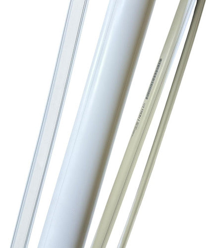 Moldura Para Cubrir Cables 35x10mm 2mts Vitron Para Piso