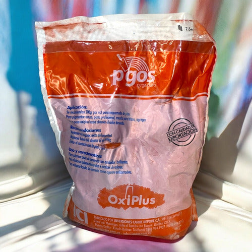 Oxido Para Colorear Pisos Color Rojo 1kg Oxiplus