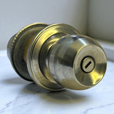 Cerradura De Pomo Para Baño Acero Inoxidable