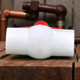 Llave De Paso 1/2'' Lisa Pvc Orus X2 Und