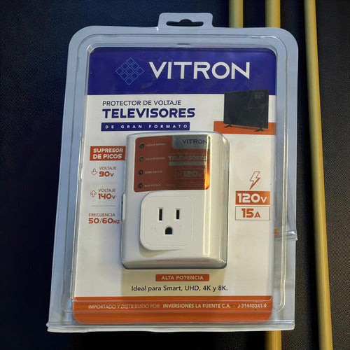 Protector De Voltaje De Gran Formato Vitron 120v