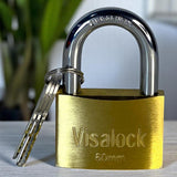 Candado De Hierro 60mm Dorado Roma Visalock CISA