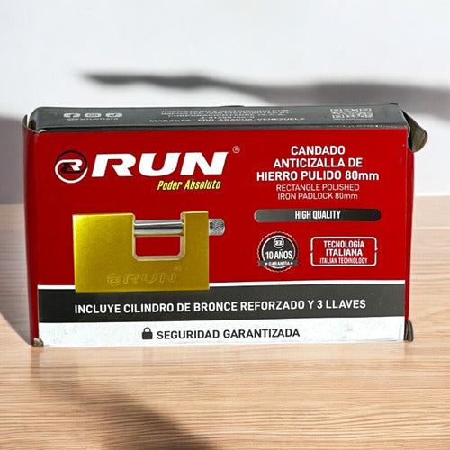Candado Anticizalla 80mm De Bronce Run