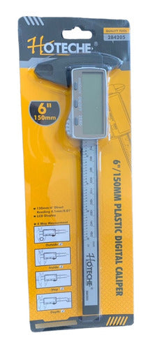 CALIBRADOR VERNIER DIGITAL PLASTICO HOTECHE