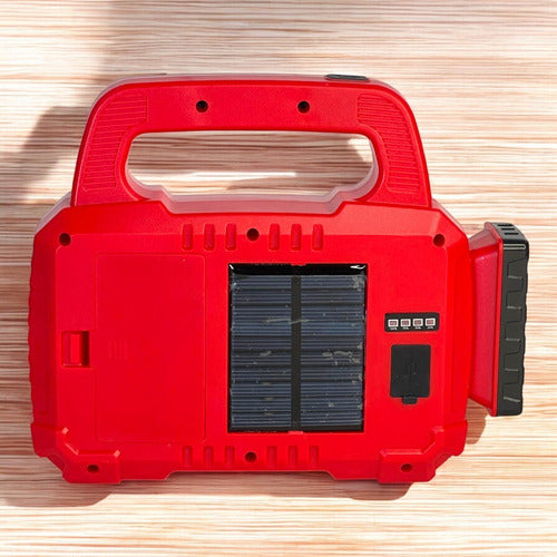 Lampara Led De Emergencia 10w Recargable Solar Run
