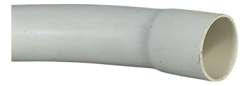 Curva Pvc Tipo Conduit 1  Pack 2 Und Blanca Tubrica