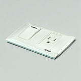 Interruptor Toma Blanco 15amp Orus