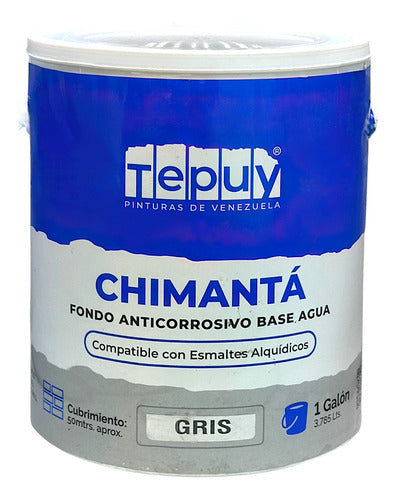 Fondo Anticorrosivo Chimanta A Base De Agua 1g Tepuy
