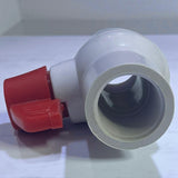 Llave De Paso 3/4'' Rosca Pvc Pesada Atouan