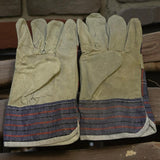 Guantes De Carnaza Corto Azul