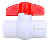 Llave De Paso 1/2'' Lisa Pvc Orus X2 Und
