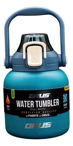 Termo 800ml A/inox Push Orus