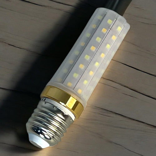 Bombillo Led Tubular 9w E27 85-265v Tricolor Run