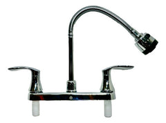 Griferia De Fregadero 8 Pulgadas Cuello Flexible Doble M.A