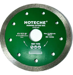 DISCO DIAMANTADO LISO 4"1/2 T/HUMEDO 115X22.23 HOTECHE