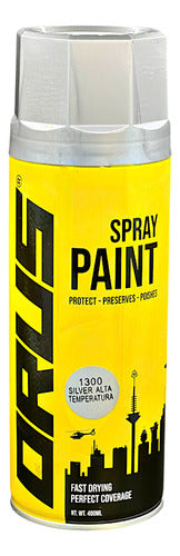 Pintura En Spray Alta Temperatura 400ml Orus